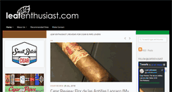 Desktop Screenshot of leafenthusiast.com