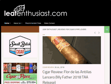 Tablet Screenshot of leafenthusiast.com